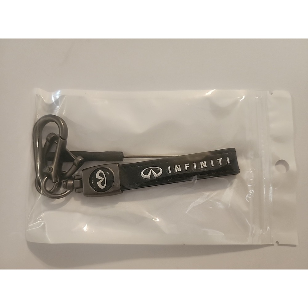 Infiniti Luxury Leather Keychain Keyring‎ Infiniti Logo